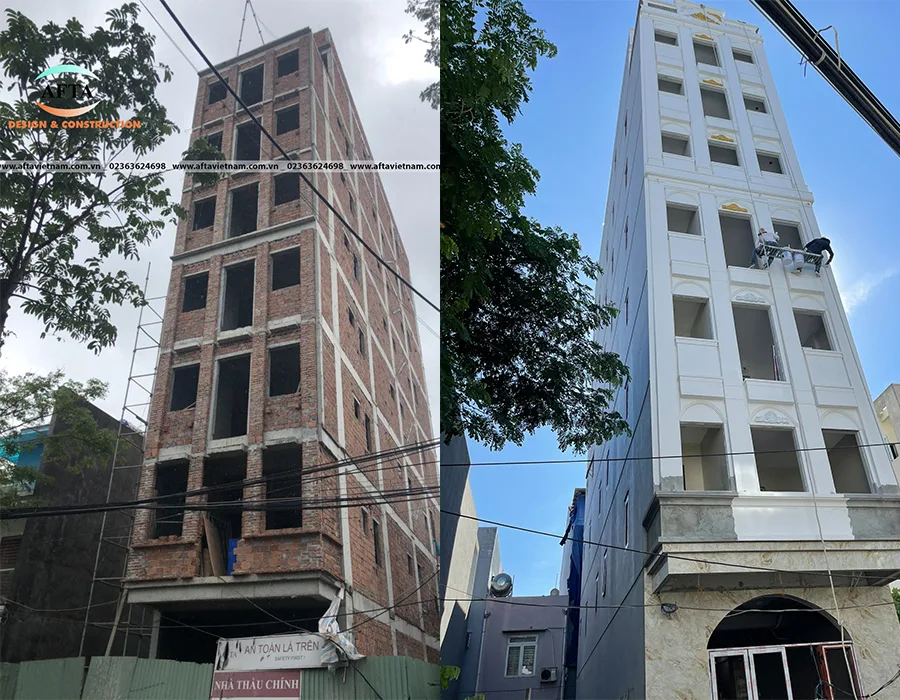 Thi công trọn gói phần thô 