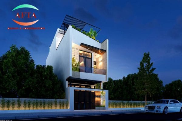 Afta Thiết Kế Nhà Ống Đà Nẵng Đường Đào Duy Kì 1