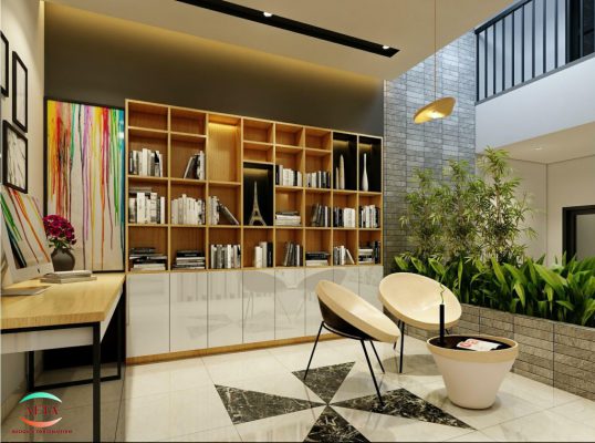 Thiết kế nội thất phòng khách nhà ở Đà Nẵng