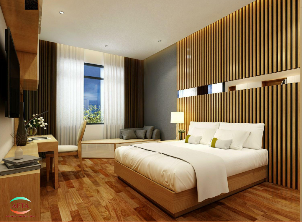 Thiết kế nội thất phòng ngủ khách sạn Đà Nẵng