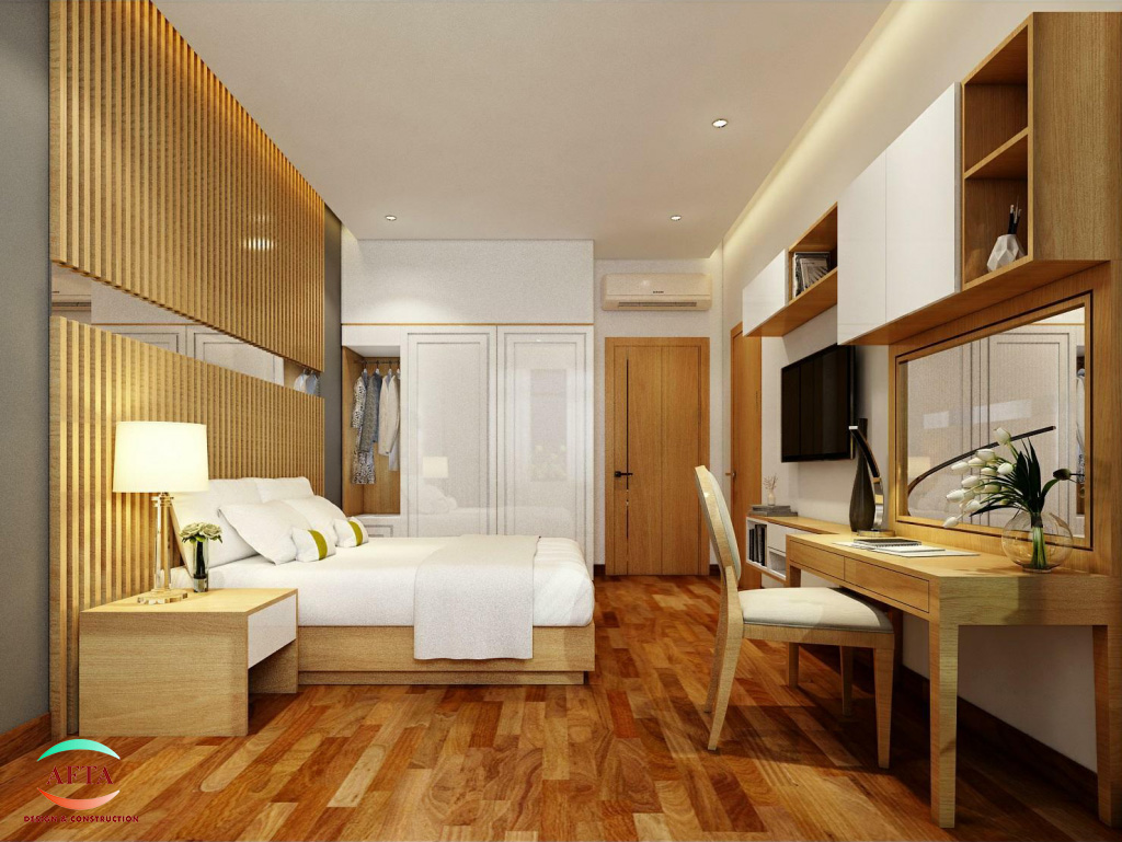 Thiết kế nội thất phòng ngủ khách sạn 3 sao Đà Nẵng