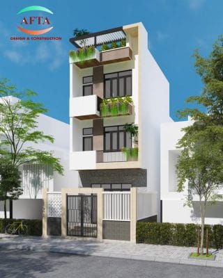 Nhà 3 Tầng Tiết Kiệm - AFTA Thiết Kế Nhà Đà Nẵng 1