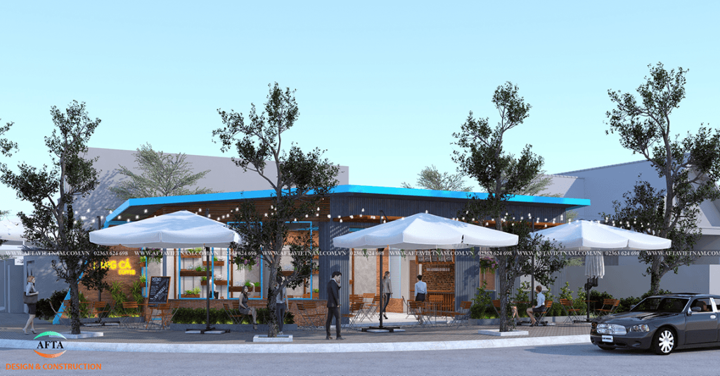 Thiết Kế Quán Caphe Đà Nẵng Chỉ 299Tr 3
