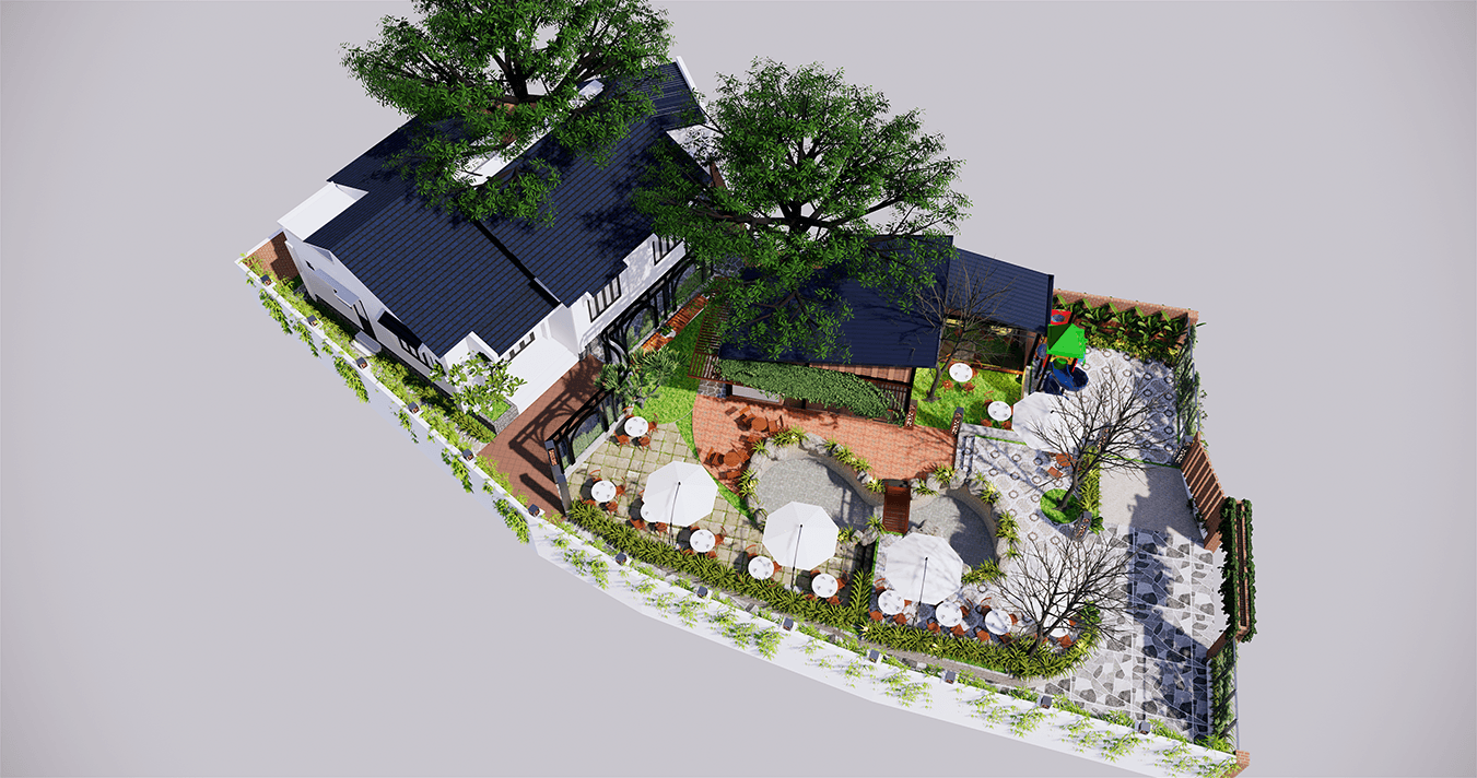 Thiết Kế Quán Caphe Điện Dương Quảng Nam 1