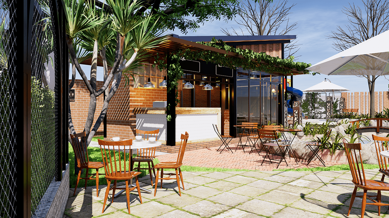 Thiết Kế Quán Caphe Điện Dương Quảng Nam 4