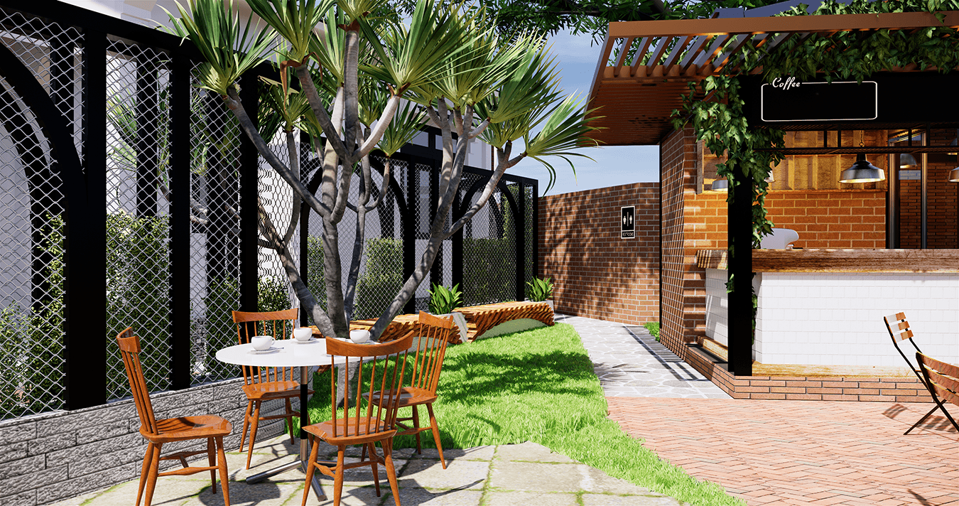 Thiết Kế Quán Caphe Điện Dương Quảng Nam 8