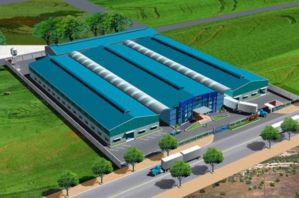Bản thiết kế phối cảnh 3D nhà xưởng Đà Nẵng