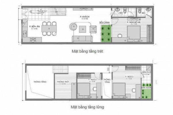 Thiết Kế Nhà Cấp 4 Có Phòng Thờ Slide 4