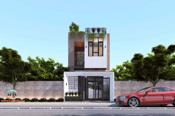 Thiết Kế Nhà Ống Đà Nẵng Phong Cách Tối Giản 1