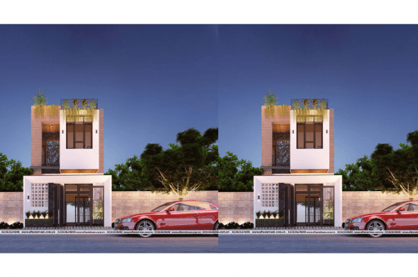 Thiết Kế Nhà Ống Đà Nẵng Phong Cách Tối Giản 2