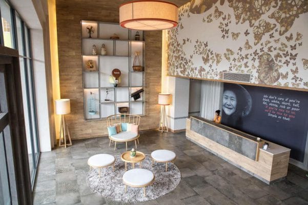 Khu vực lễ tân khách sạn