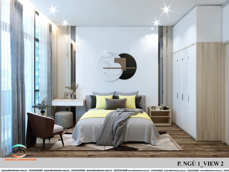 Thiết kế phòng ngủ hiện đại cho nhà Đà Nẵng