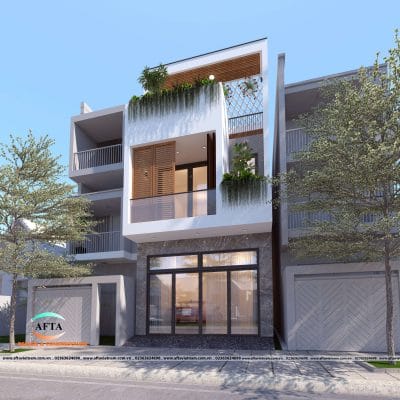 Thiết Kế Nhà Ống 2 Tầng 3 Phòng Ngủ Bắc Giang 1