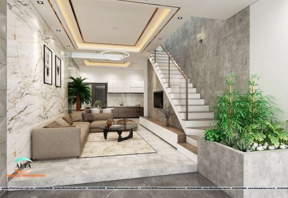 Thiết Kế Nhà Ống 2 Tầng 3 Phòng Ngủ Bắc Giang 4