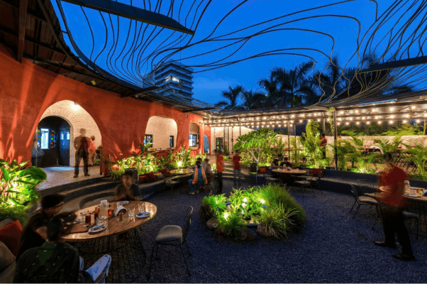 chi phí mở quán cafe sân vườn