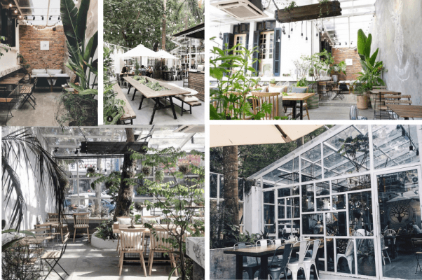 kinh nghiệm mở quán cafe sân vườn