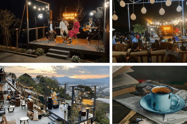 kinh nghiệm mở quán cafe sân vườn