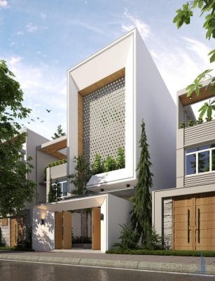 Thiết kế nhà ống 3 tầng 5x20