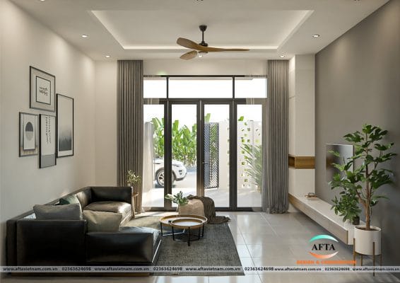 Mẫu thiết kế nhà ống 2 tầng 3 phòng ngủ