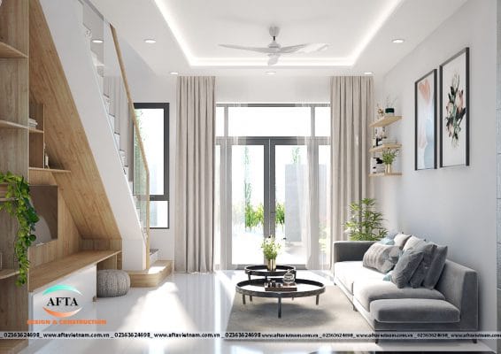 Nội thất phòng khách nhà Anh Hiếu