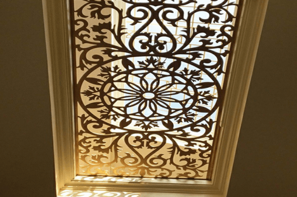 Mẫu hoa sắt giếng trời đẹp