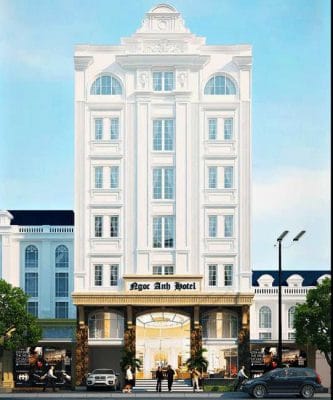 mặt tiền khách sạn tân cổ điển