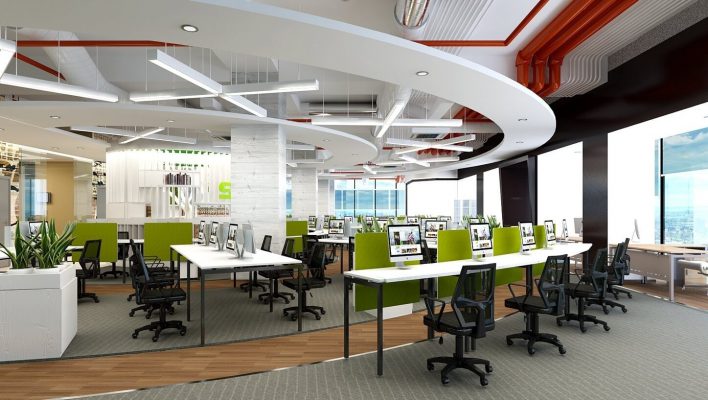 thiết kế nội thất văn phòng cao cấp