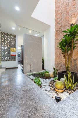 giếng trời cho nhà mái tôn