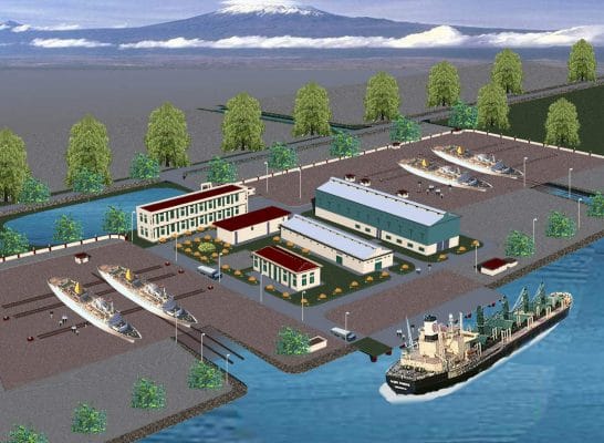 Bản vẽ thiết kế nhà xưởng đóng tàu Đà Nẵng