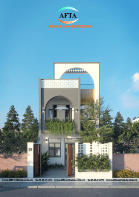 Nhà phố lệch tầng độc đáo, ấn tượng