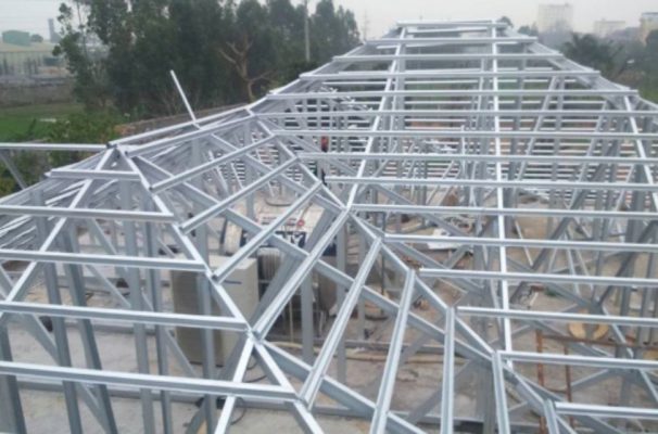 Kết cấu vì kèo thép hộp
