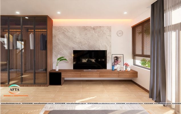 thiết kế nội thất phòng ngủ nhà anh phùng