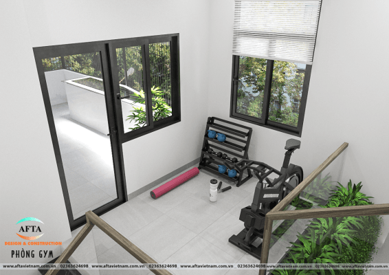 phòng gym nhà anh tú