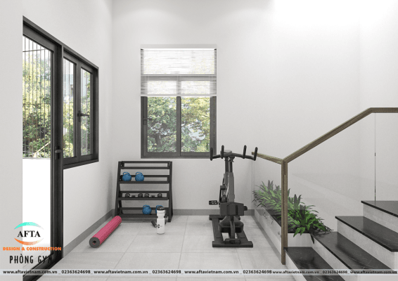 phòng gym nhà anh tú