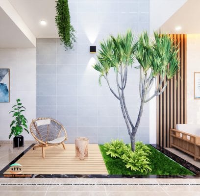 Thiết kế tiểu cảnh nhà anh Phùng