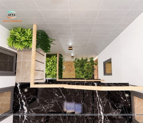 Phối cảnh giếng trời