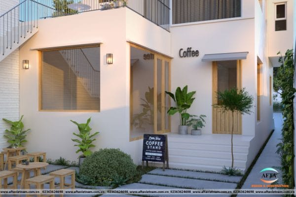 thiết kế quán cafe đẹp 2022