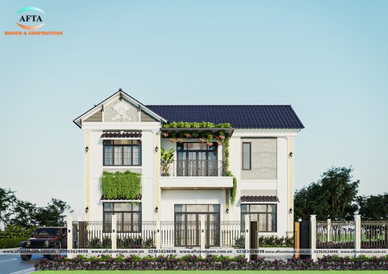 thiết kế nhà đẹp 2 tầng