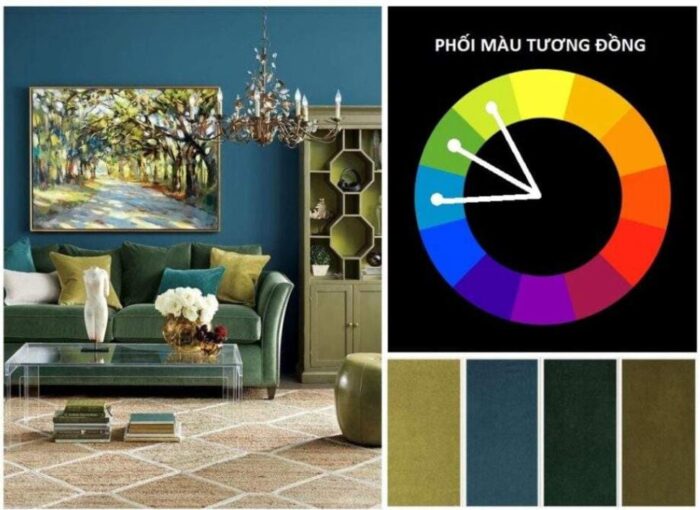 Nguyên tắc phối màu trong thiết kế nội thất không phải ai cũng biết