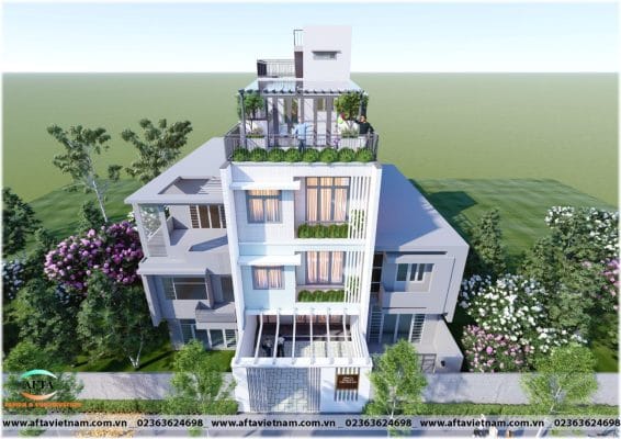 Căn hộ cho thuê 4 tầng hiện đại