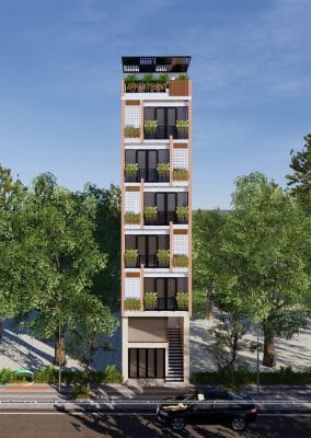 Căn hộ cho thuê 8 tầng đẹp