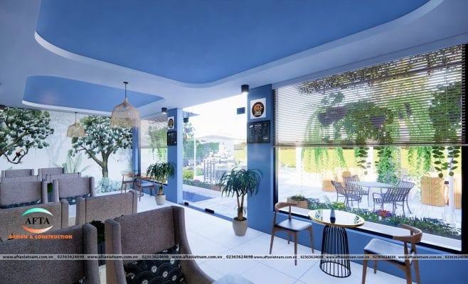 sử dụng kính làm tường bao che