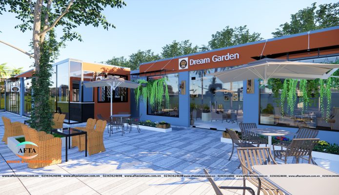 mở quán cafe sân vườn