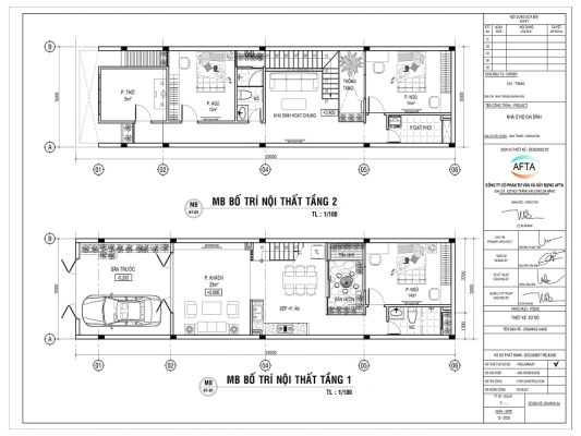 thiết kế mặt tiền nhà 2 tầng đẹp