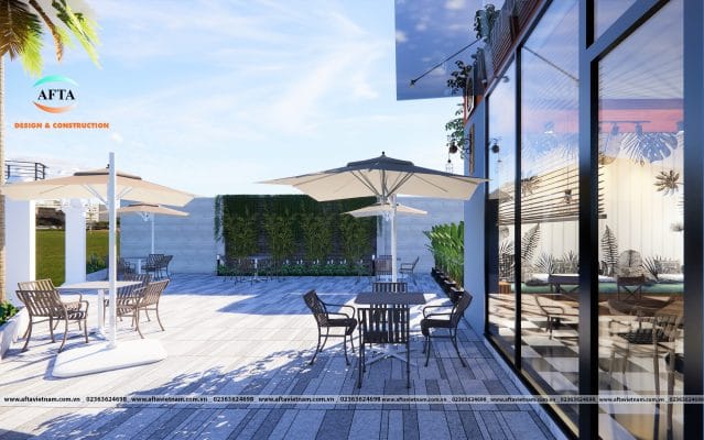 thiết kế quán cafe đẹp 2022