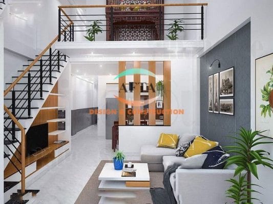Phòng thờ kết hợp với phòng khách