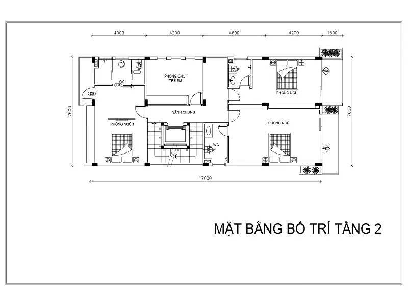mặt bằng biệt thự đà nẵng