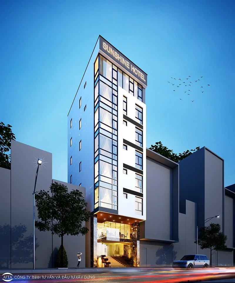 thiết kế và thi công khách sạn đà nẵng đẹp