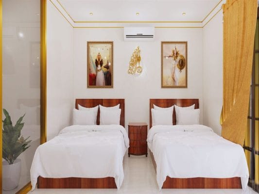 mẫu thiết kế khách sạn tân cổ điển đẹp