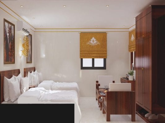 mẫu thiết kế khách sạn tân cổ điển đẹp